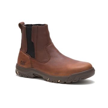 Caterpillar Abbey Steel Kappe Arbeitsstiefel Damen Kaffee | CAT445-CH