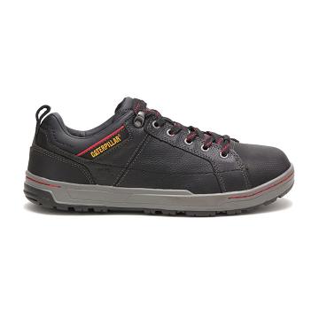 Caterpillar Brode Steel Kappe Arbeitsschuhe Herren Schwarz | CAT391-CH