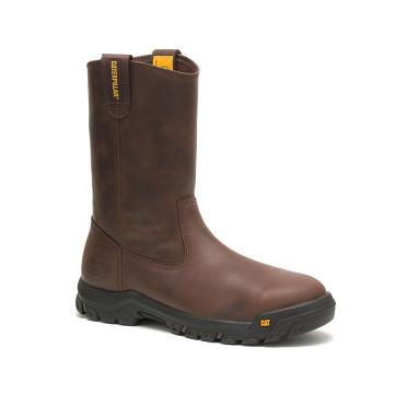 Caterpillar Drawbar Steel Kappe Arbeitsstiefel Herren Braun | CAT106-CH