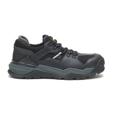 Caterpillar Provoke Lo Waterproof Alloy Kappe Arbeitsschuhe Herren Schwarz | CAT385-CH