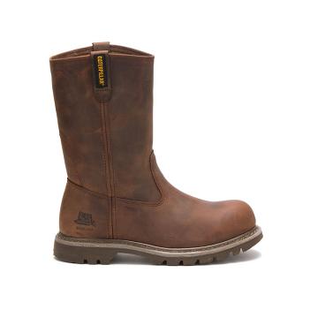 Caterpillar Revolver Steel Kappe Arbeitsstiefel Damen Braun | CAT446-CH