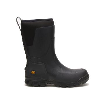 Caterpillar Stormers 11" Steel Kappe Arbeitsstiefel Damen Schwarz | CAT480-CH