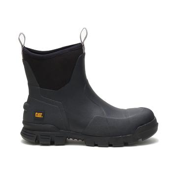 Caterpillar Stormers 6" Wasserdichte Stiefel Damen Schwarz | CAT468-CH