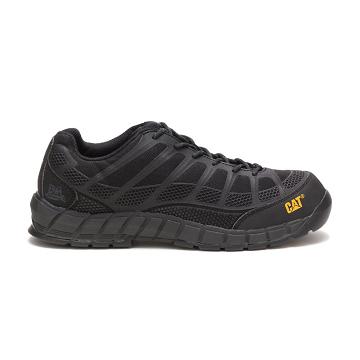 Caterpillar Streamline Composite Kappe Wanderschuhe Herren Schwarz | CAT355-CH